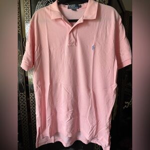 Ralph Lauren Pink Polo Classic Cotton Shirt